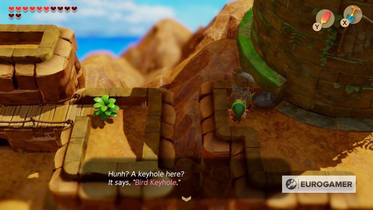 Zelda Link's Awakening Bird Key location, Signpost Maze solution and